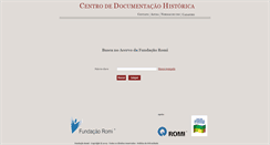 Desktop Screenshot of cdoc.fundacaoromi.org.br